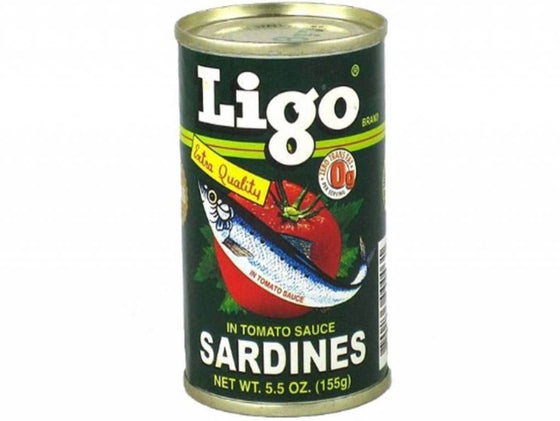 Ligo Sardines in Tomato Sauce 155g ( Easy Open Can )