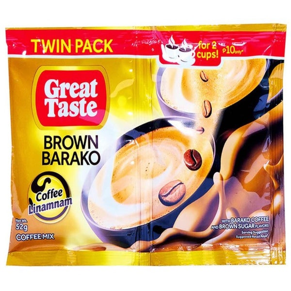 Great Taste Brown Barako Twin pack 52g