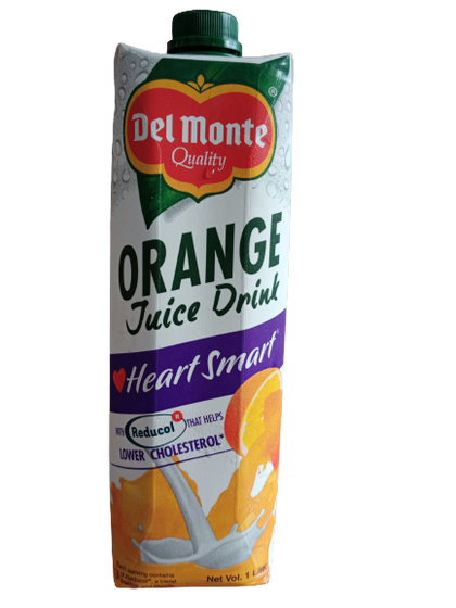 Del Monte Orange Juice Heart smart 1L