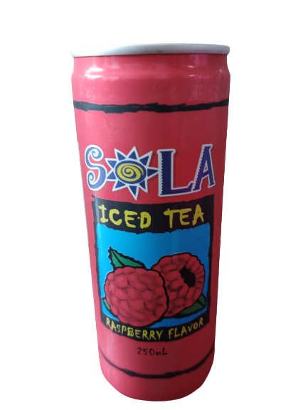 Sola Iced Tea Raspberry 250ml