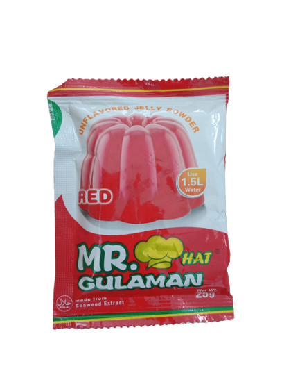 Mr Gulaman Red Unflavored 25g