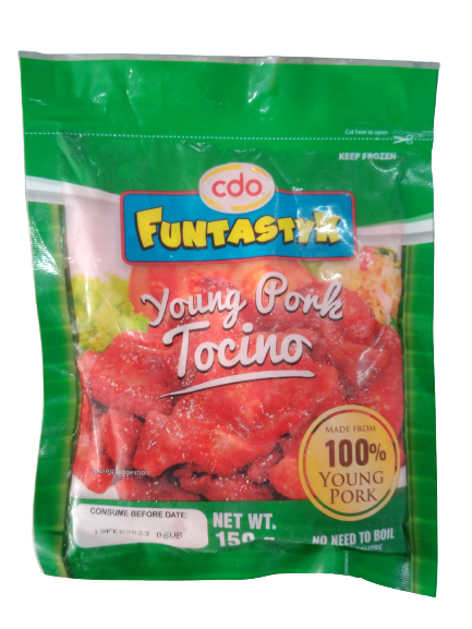 Cdo Funtastyk Young Pork Tocino 150g