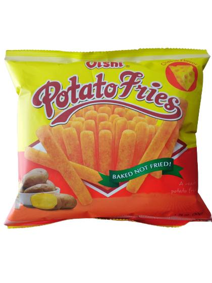 Oishi Potato Fries Cheese Flavor 50g