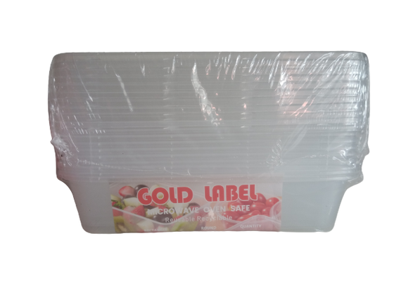 Gold Label Rectangle 500 ml 10pcs