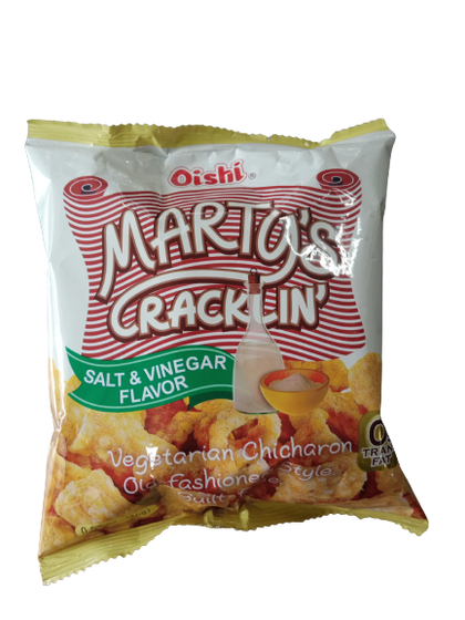 Oishi Martys Cracklin  Salt Vinegar 26g