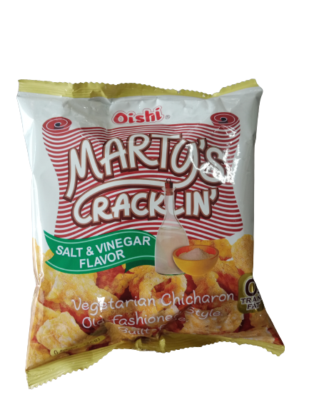 Oishi Martys Cracklin  Salt Vinegar 26g