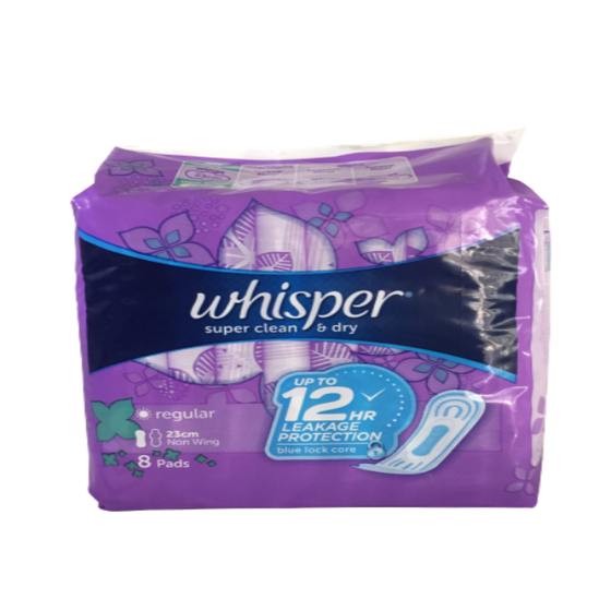 Whisper Regular Flow Non Wings 8's Ipad Mesh