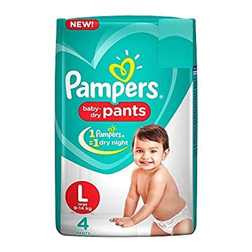 Pampers Baby Dry Large 4 Pcs