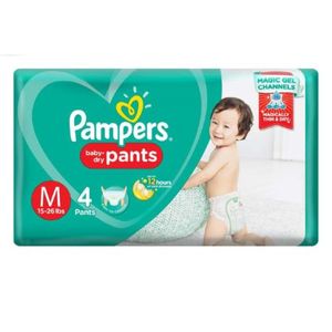 Pampers Baby Dry Medium 4 Pcs