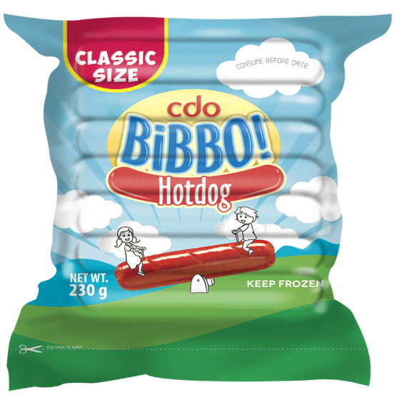 CDO Bibbo Hotdog Classic Size 230g