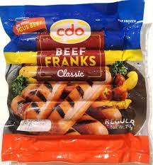 CDO Beef Franks Classic 250g