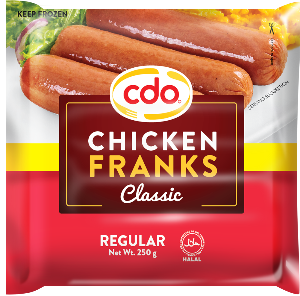 CDO Chicken Franks Classic Regular 250g