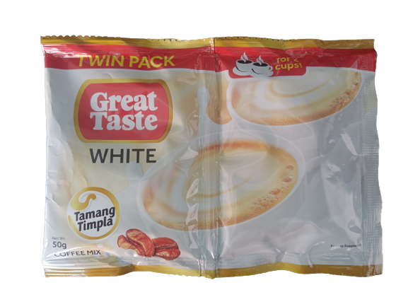 GREAT TASTE WHITE TWIN 50G