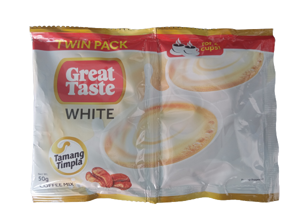 GREAT TASTE WHITE TWIN 50G