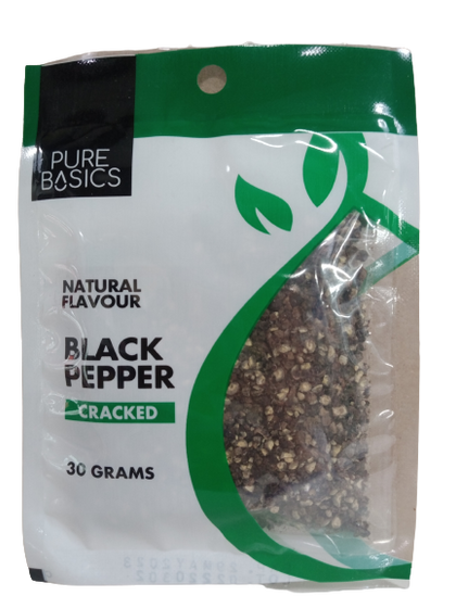 Pure Basic Black Pepper Cracked 30g