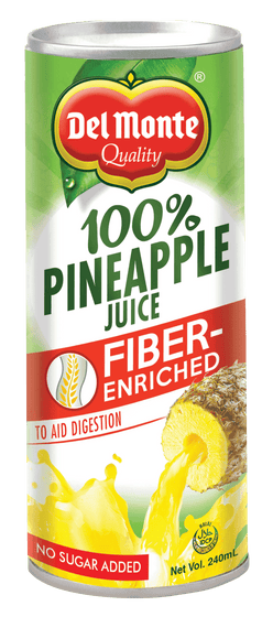 Del Monte Pineapple Juice Fiber Enrich 240ml