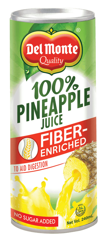 Del Monte Pineapple Juice Fiber Enrich 240ml