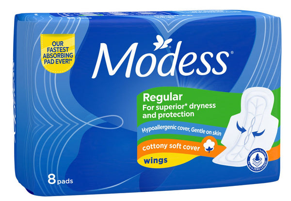 Modess Regular With Wings 8pads