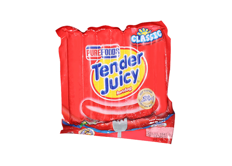 Pure Foods Tender Juicy Hotdog 230g